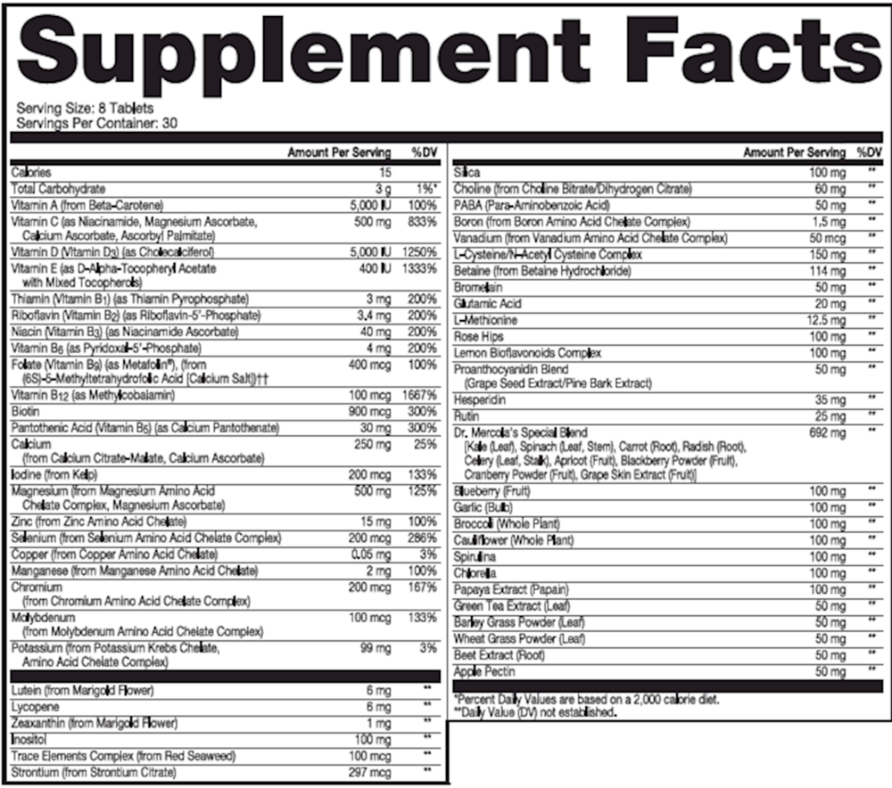 variant:240 tablets
