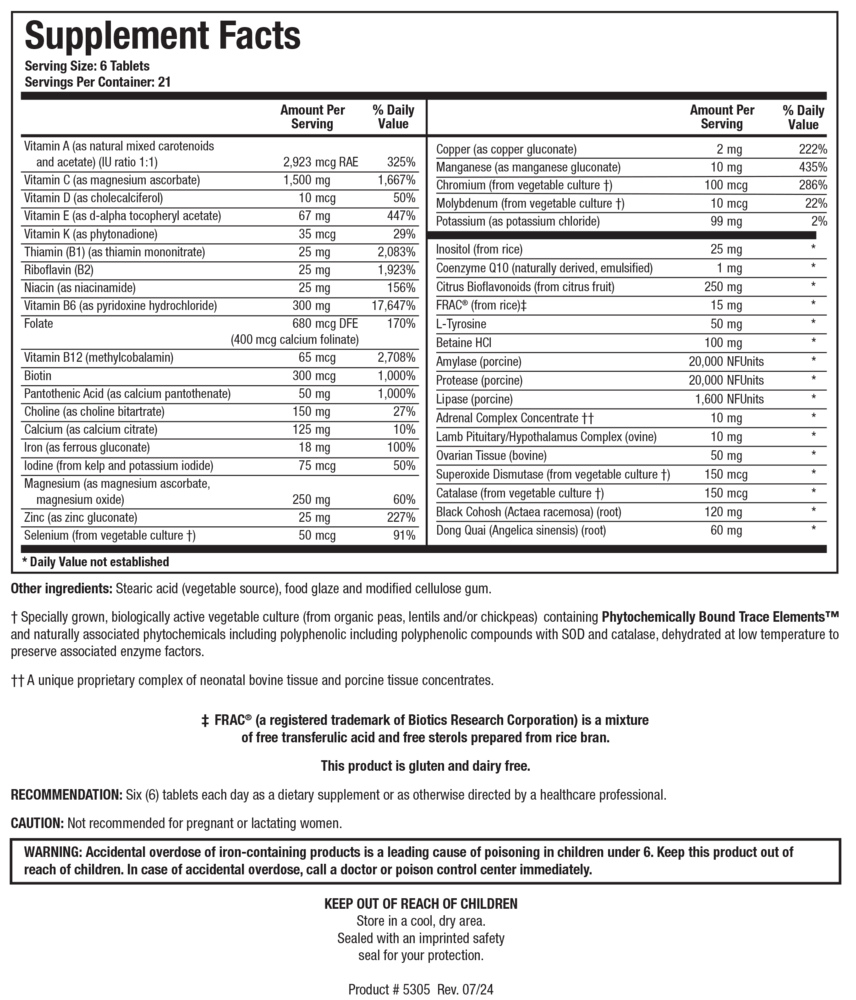 variant:126 tablets