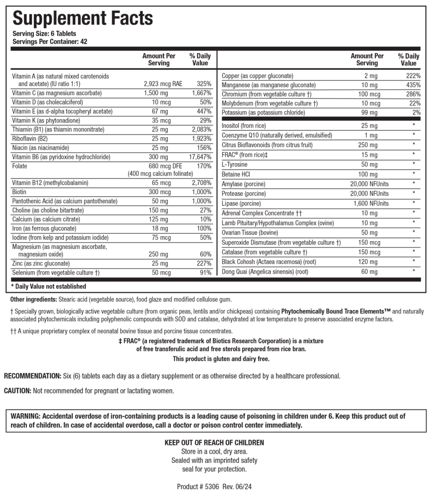 variant:252 tablets