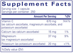 variant:250 capsules