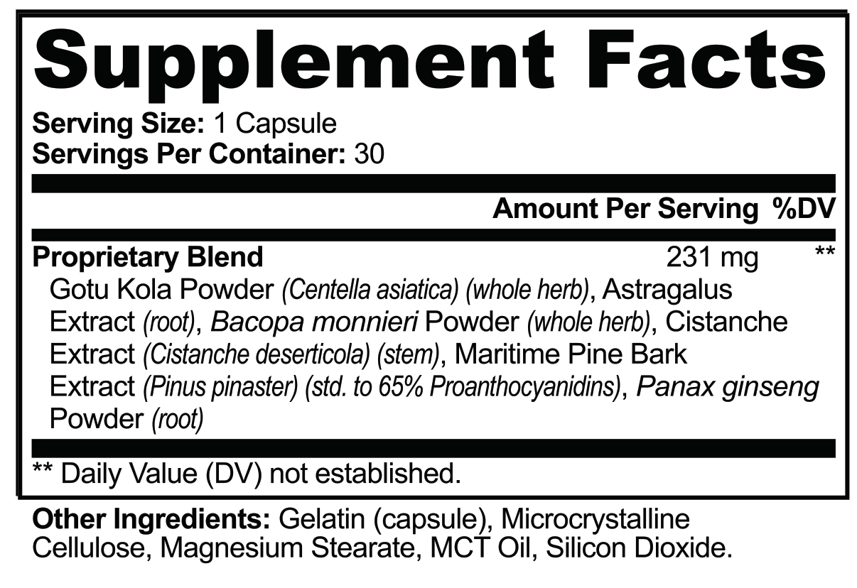 Gotu Kola & Bacopa Clarity Complex